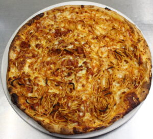 Spaghetti Pizza